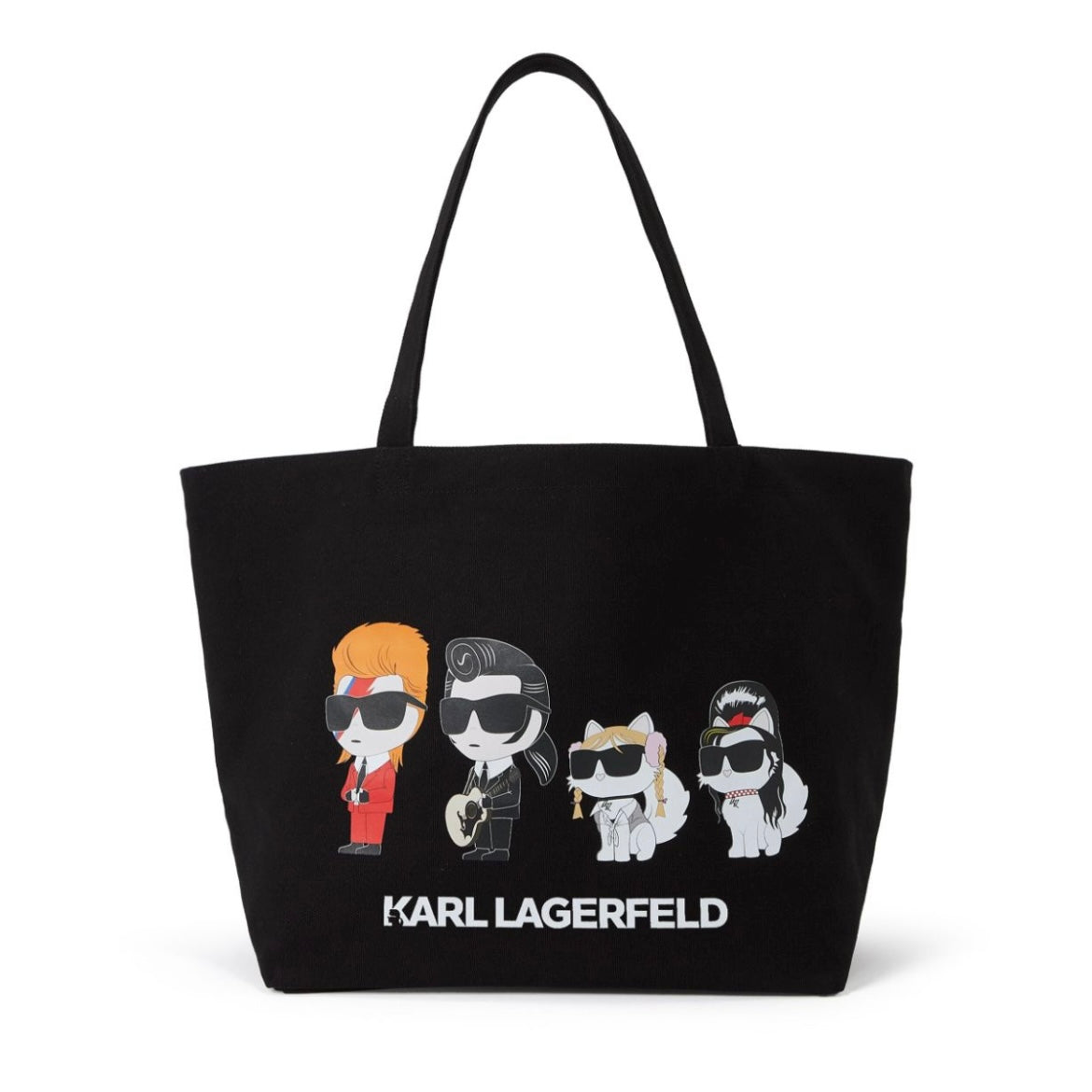 Karl Lagerfeld ikonic superstars tote